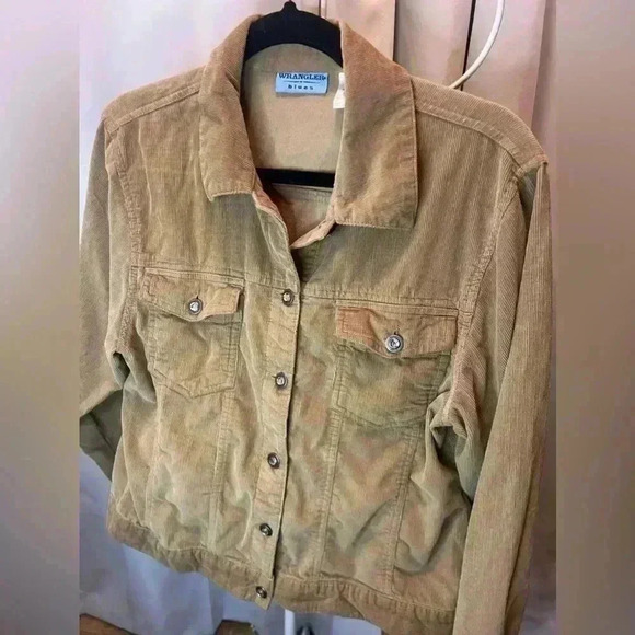 Wrangler Blues Corduroy Jacket tan size large - Picture 4 of 5